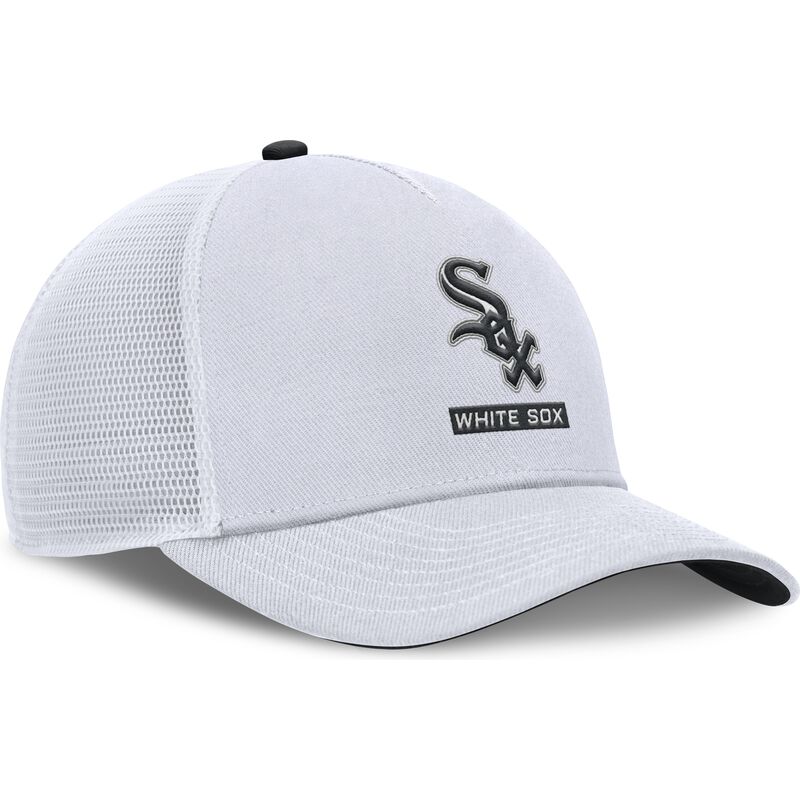 casquette-trucker-blanche-primetime-dri-fit-rise-structured-chicago-white-sox-mlb-nike