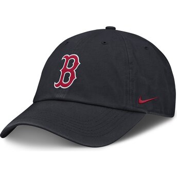Casquette courbée bleue marine ajustable pour enfant Club Unstructured Organic Cotton Boston Red Sox MLB Nike