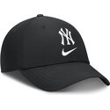 casquette-courbee-noire-ajustable-primetime-club-structured-uv-poly-ripstop-new-york-yankees-mlb-nike