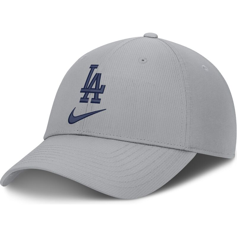 graue-verstellbare-gebogene-kappe-primetime-club-structured-uv-poly-ripstop-der-los-angeles-dodgers-mlb-von-nike graue-verstellbare-gebogene-kappe-primetime-club-structured-uv-poly-ripstop-der-los-angeles-dodgers-mlb-von-nike