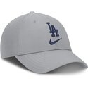 casquette-courbee-grise-ajustable-primetime-club-structured-uv-poly-ripstop-los-angeles-dodgers-mlb-nike
