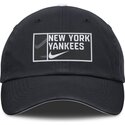 casquette-courbee-bleue-marine-ajustable-primetime-club-unstructured-organic-cotton-new-york-yankees-mlb-nike