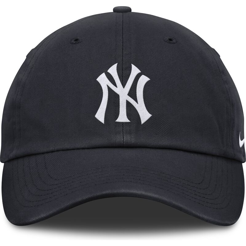 gebogene-marineblaue-verstellbare-kappe-fur-kinder-club-unstructured-organic-cotton-der-new-york-yankees-mlb-von-nike gebogene-marineblaue-verstellbare-kappe-fur-kinder-club-unstructured-organic-cotton-der-new-york-yankees-mlb-von-nike