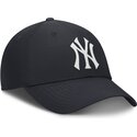casquette-courbee-bleue-marine-ajustable-club-structured-uv-poly-ripstop-new-york-yankees-mlb-nike