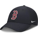 casquette-courbee-bleue-marine-ajustable-club-structured-uv-poly-ripstop-boston-red-sox-mlb-nike