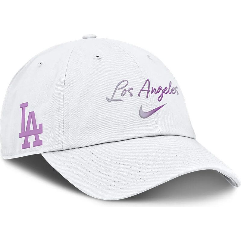 weisse-verstellbare-gebogene-kappe-mothers-day-club-unstructured-organic-cotton-der-los-angeles-dodgers-mlb-von-nike