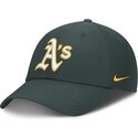 casquette-courbee-verte-ajustable-club-structured-uv-poly-ripstop-oakland-athletics-mlb-nike