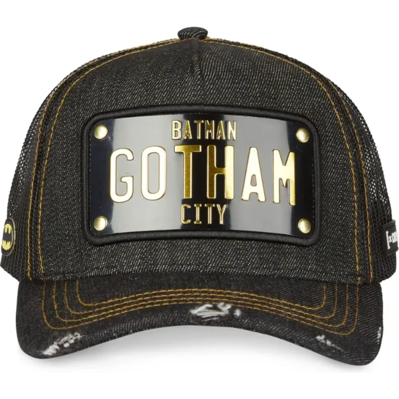 casquette-trucker-noire-con-placa-gotham-city-batman-dc6-batp1-dc-comics-capslab casquette-trucker-noire-con-placa-gotham-city-batman-dc6-batp1-dc-comics-capslab