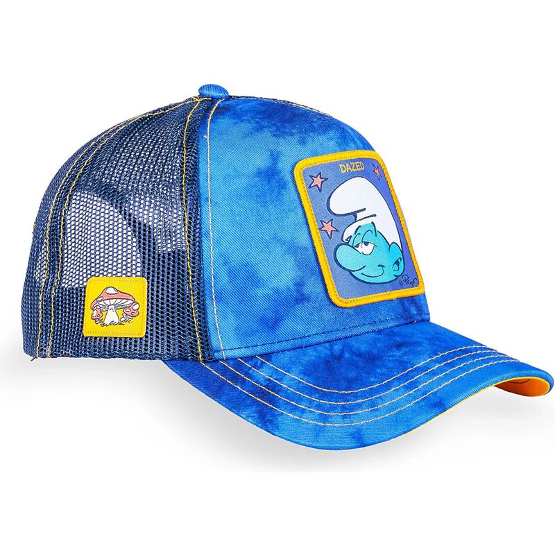 trucker-cap-blau-dazed-smu-cham-die-schlumpfe-von-capslab trucker-cap-blau-dazed-smu-cham-die-schlumpfe-von-capslab