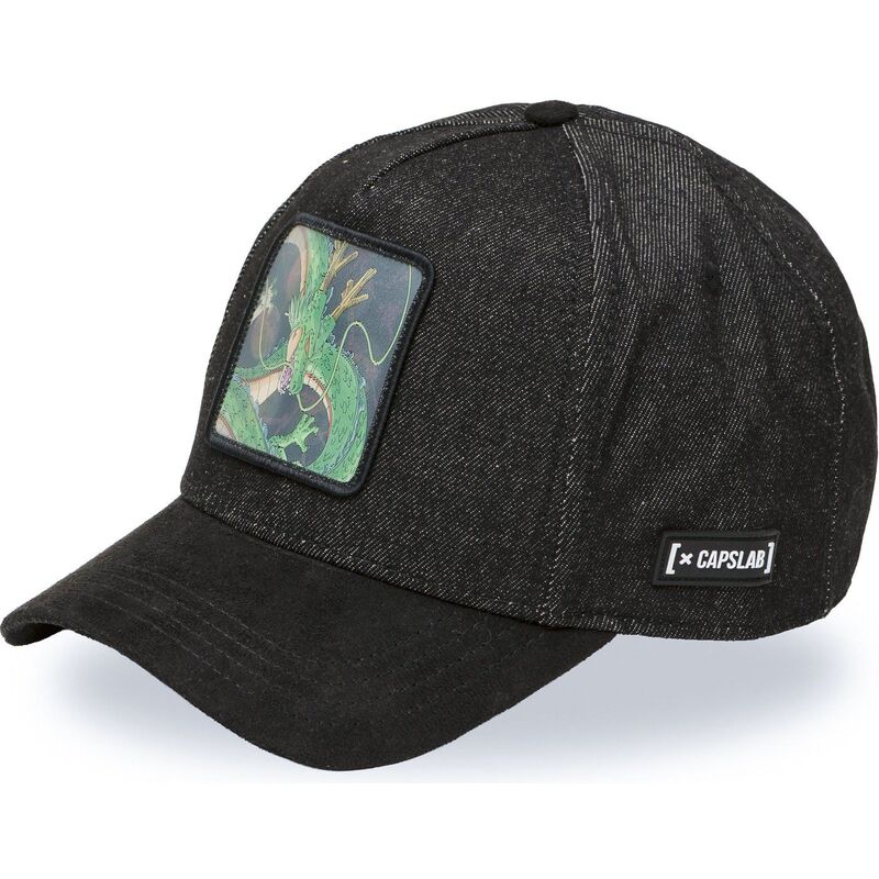schwarze-gebogene-snapback-kappe-shenron-dbs7-she-dragon-ball-von-capslab schwarze-gebogene-snapback-kappe-shenron-dbs7-she-dragon-ball-von-capslab