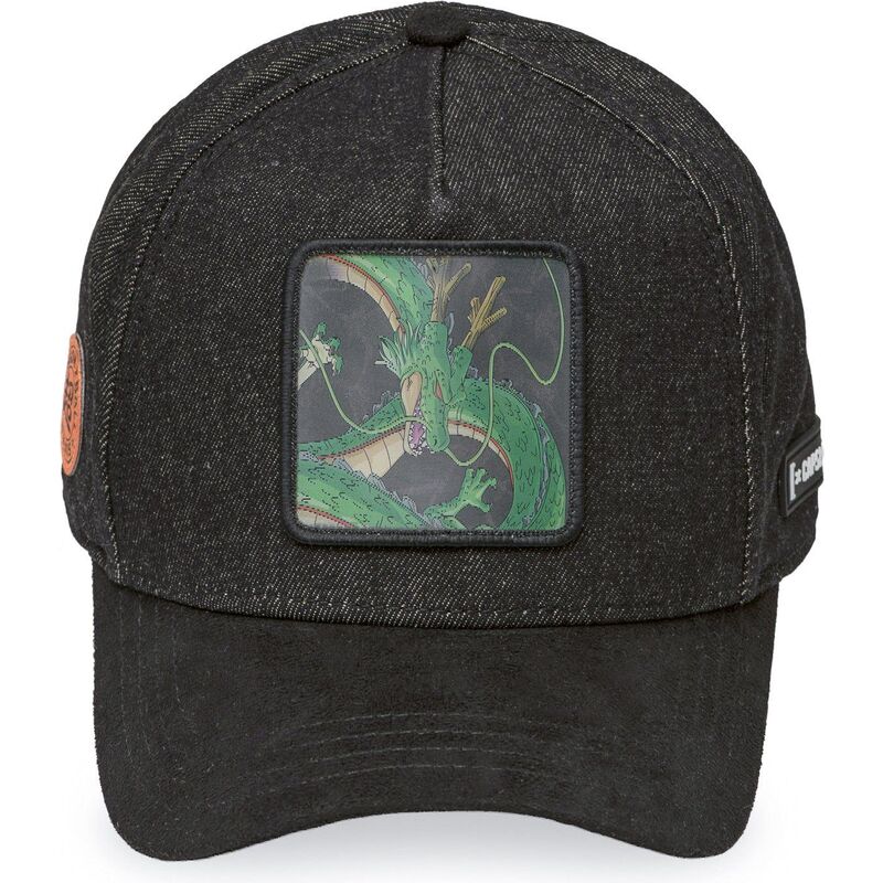 schwarze-gebogene-snapback-kappe-shenron-dbs7-she-dragon-ball-von-capslab schwarze-gebogene-snapback-kappe-shenron-dbs7-she-dragon-ball-von-capslab