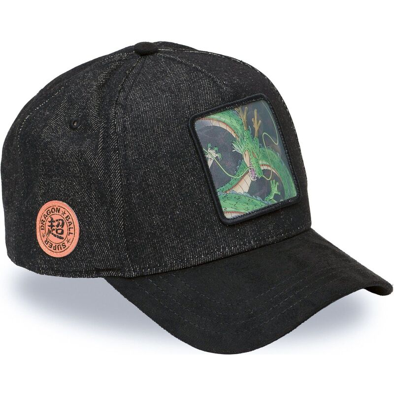 schwarze-gebogene-snapback-kappe-shenron-dbs7-she-dragon-ball-von-capslab schwarze-gebogene-snapback-kappe-shenron-dbs7-she-dragon-ball-von-capslab