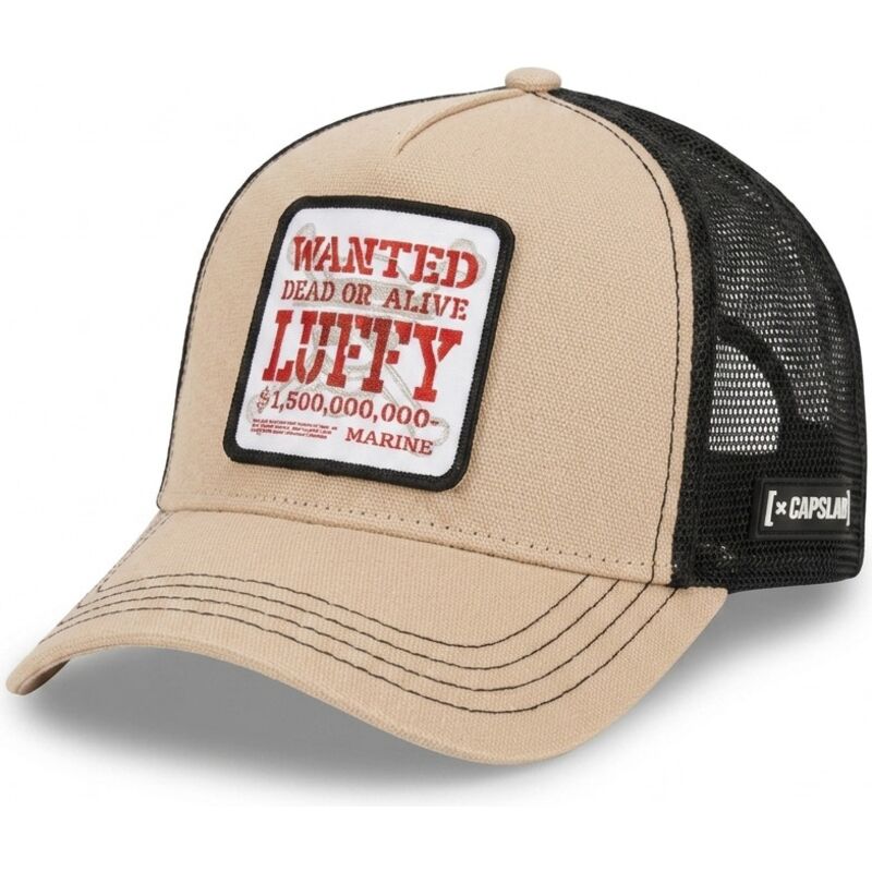 trucker-cap-beige-und-schwarz-monkey-d-luffy-op7-doa1b-one-piece-von-capslab trucker-cap-beige-und-schwarz-monkey-d-luffy-op7-doa1b-one-piece-von-capslab