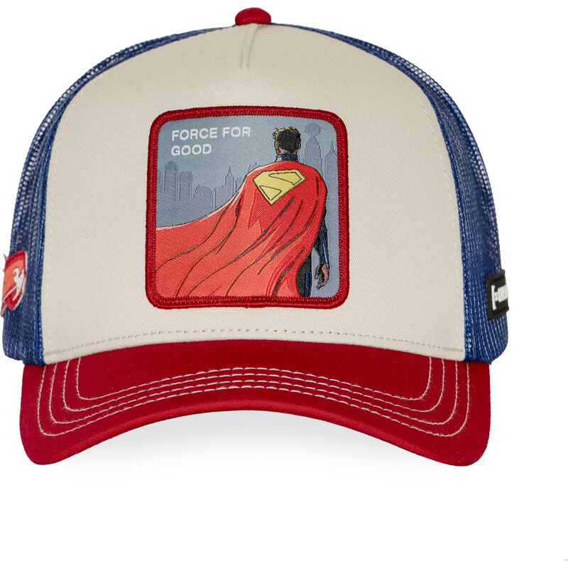 mehrfarbige-trucker-cap-superman-force-for-good-dc12-abovb-dc-comics-von-capslab