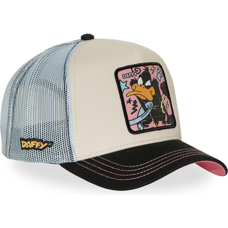 casquette-trucker-multicolore-daffy-duck-loo13-dafb-looney-tunes-capslab casquette-trucker-multicolore-daffy-duck-loo13-dafb-looney-tunes-capslab