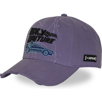 Mützen gebogen violett snapback CLBTF1 BTFB DMC DeLorean Zurück in die Zukunft von Capslab