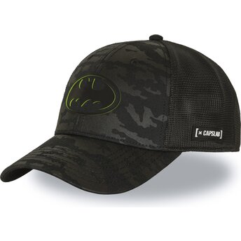 Casquette trucker camouflage noire Batman DC11 LOGB DC Comics Capslab