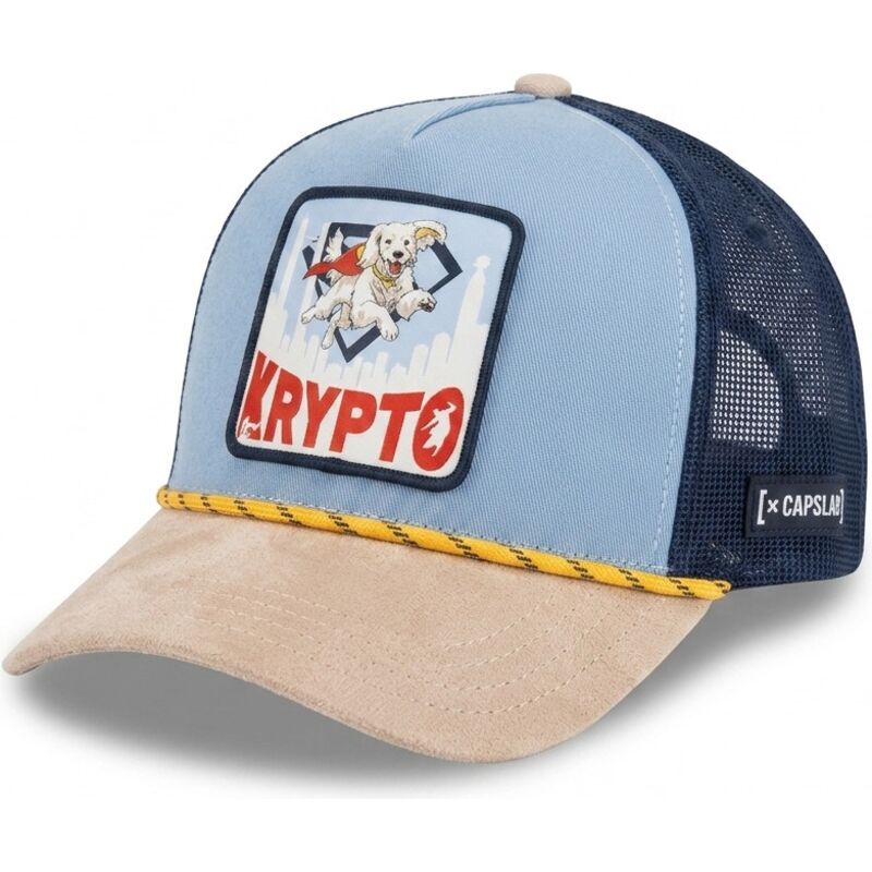 casquette-trucker-bleue-et-beige-krypto-dc12-pctkrypb-dc-comics-capslab
