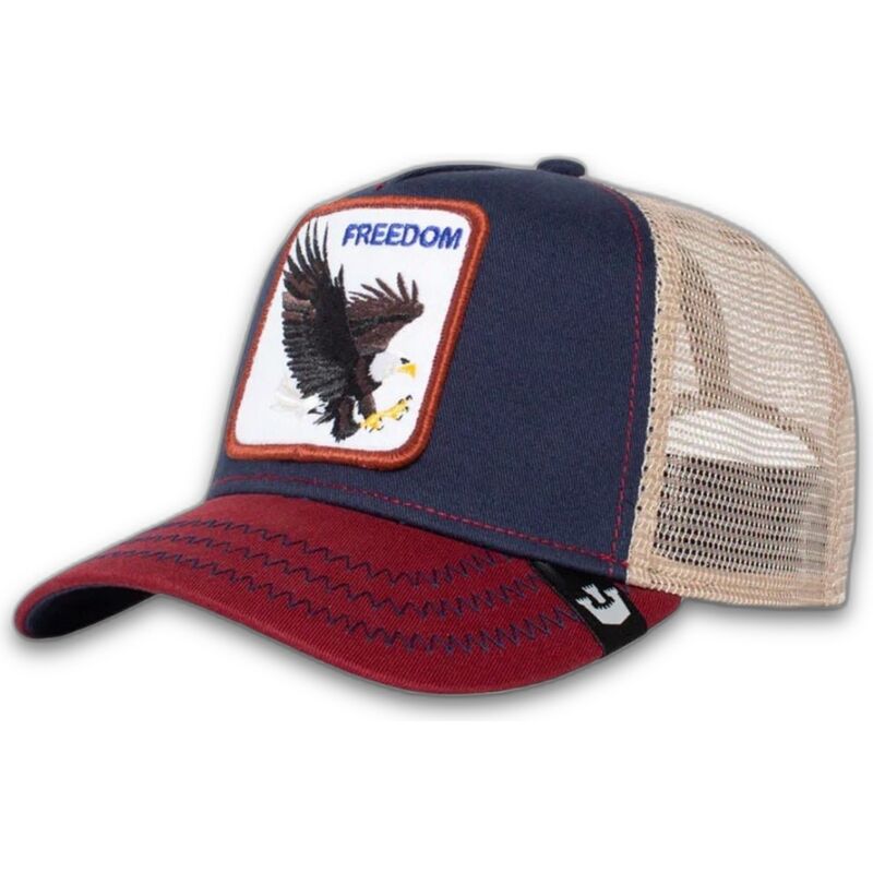 trucker-cap-marineblau-und-rot-adler-the-freedom-eagle-the-farm-von-goorin-bros