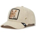 casquette-courbee-beige-snapback-bandit-coyote-cloth-rugged-comfort-the-farm-goorin-bros