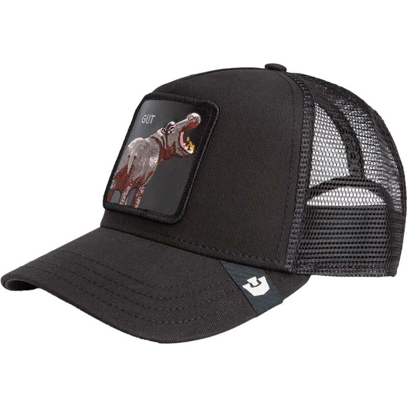 schwarze-trucker-kappe-nilpferd-gut-hippo-sport-the-farm-von-goorin-bros