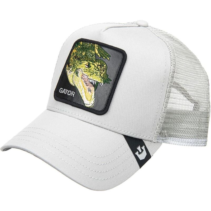 casquette-trucker-grise-crocodile-gator-swamp-monster-core-combo-the-farm-goorin-bros casquette-trucker-grise-crocodile-gator-swamp-monster-core-combo-the-farm-goorin-bros