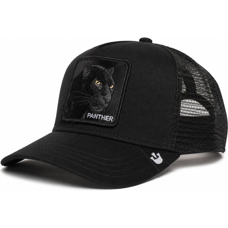 schwarze-trucker-kappe-panther-the-black-panther-core-combo-the-farm-von-goorin-bros schwarze-trucker-kappe-panther-the-black-panther-core-combo-the-farm-von-goorin-bros