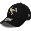 mutzen-gebogen-schwarz-snapback-9forty-m-crown-team-der-pittsburgh-penguins-nhl-von-new-era