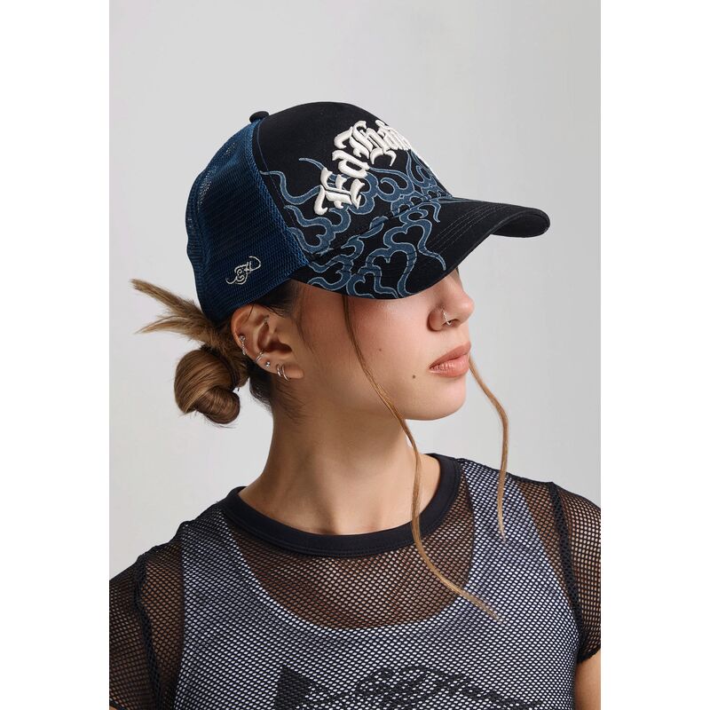 casquette-trucker-noire-flaming-ed-hardy casquette-trucker-noire-flaming-ed-hardy