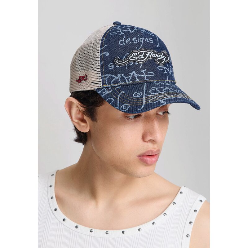 mutzen-gebogen-marineblau-snapback-don-denim-von-ed-hardy