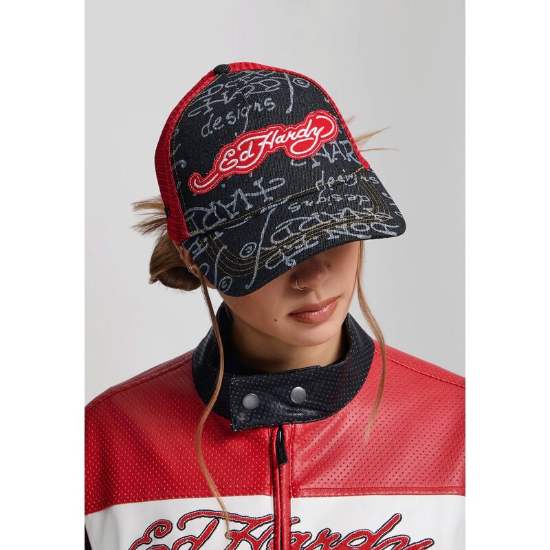 mutzen-gebogen-schwarz-snapback-don-denim-von-ed-hardy