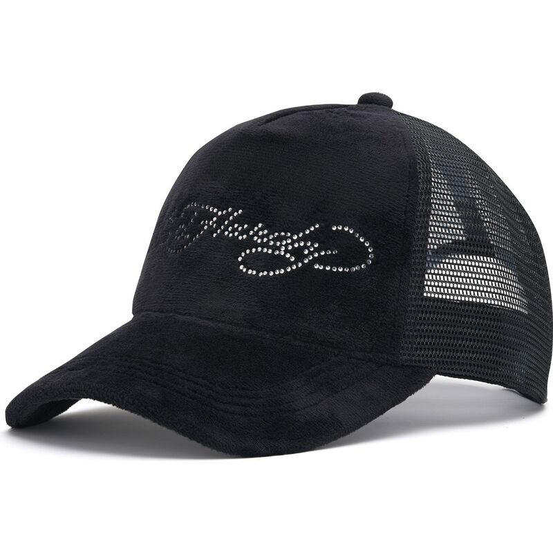 mutzen-gebogen-schwarz-snapback-core-silver-diamante-velour-von-ed-hardy mutzen-gebogen-schwarz-snapback-core-silver-diamante-velour-von-ed-hardy