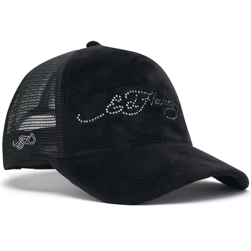 mutzen-gebogen-schwarz-snapback-core-silver-diamante-velour-von-ed-hardy mutzen-gebogen-schwarz-snapback-core-silver-diamante-velour-von-ed-hardy