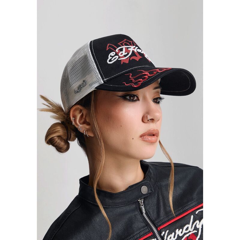 mutzen-gebogen-schwarz-snapback-1971-von-ed-hardy