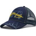 casquette-trucker-bleue-marine-et-jaune-1971-ed-hardy