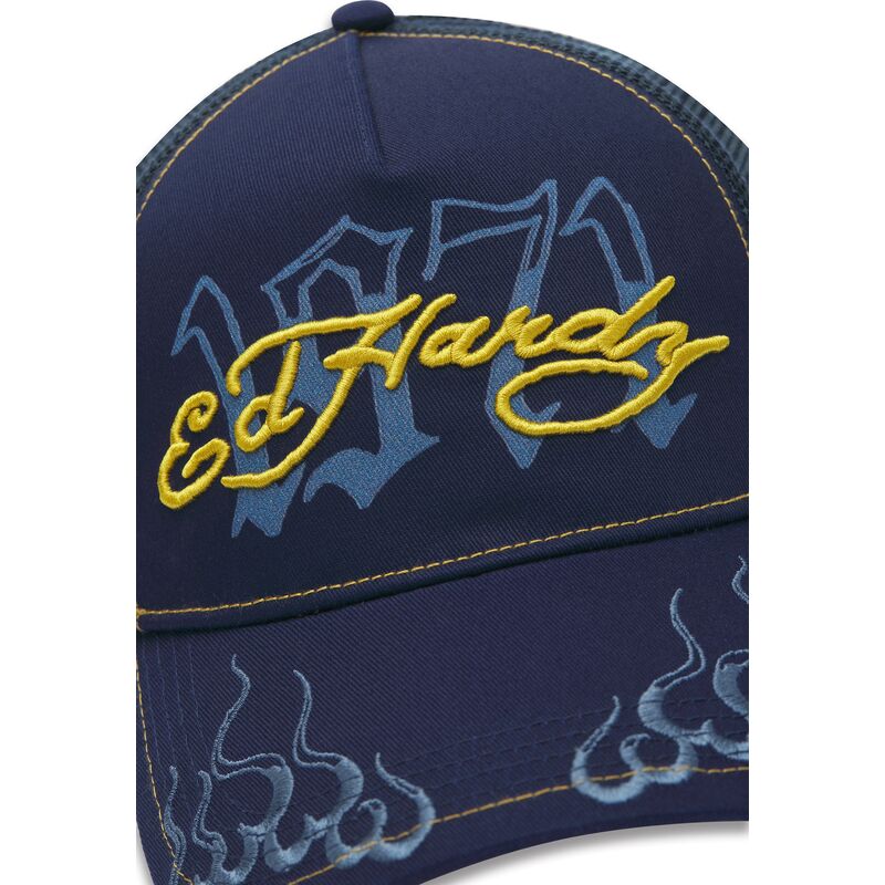 mutzen-gebogen-marineblau-snapback-1971-von-ed-hardy