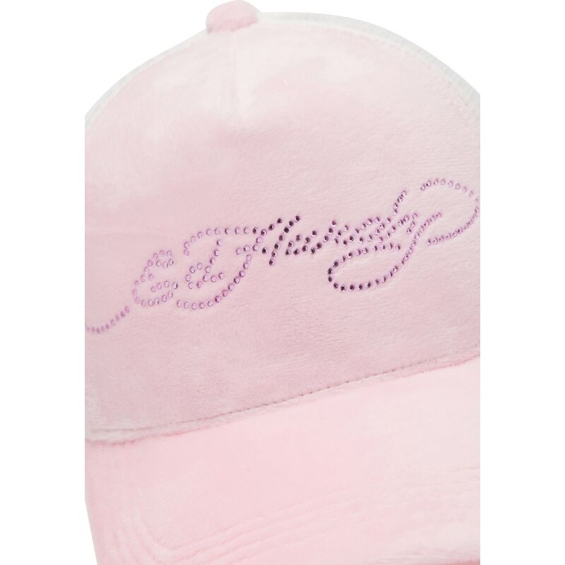 casquette-trucker-rose-et-blanche-diamante-velour-ed-hardy