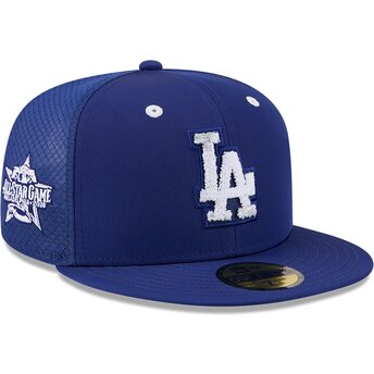 Mützen flach blau angepasst 59FIFTY All Star Game Workout der Los Angeles Dodgers MLB von New Era