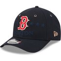 casquette-courbee-bleue-marine-snapback-9forty-m-crown-all-star-game-boston-red-sox-mlb-new-era