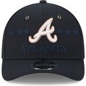 casquette-courbee-bleue-marine-snapback-9forty-m-crown-all-star-game-atlanta-braves-mlb-new-era