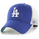 casquette-trucker-bleue-et-blanche-pour-enfant-mvp-branson-los-angeles-dodgers-mlb-47-brand