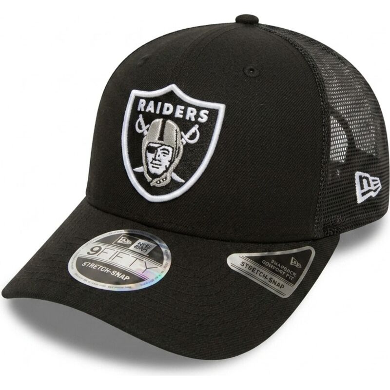 mutzen-gebogen-schwarz-snapback-9seventy-stretch-snap-team-der-las-vegas-raiders-nfl-von-new-era
