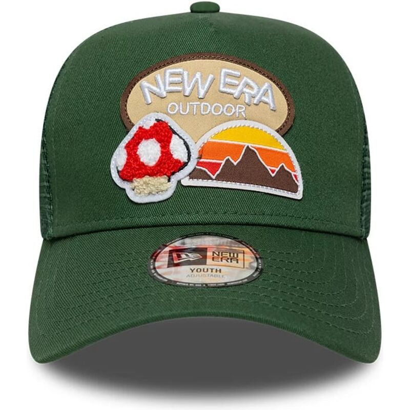 casquette-trucker-verte-pour-enfant-a-frame-outdoor-new-era casquette-trucker-verte-pour-enfant-a-frame-outdoor-new-era