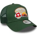 casquette-trucker-verte-pour-enfant-a-frame-outdoor-new-era