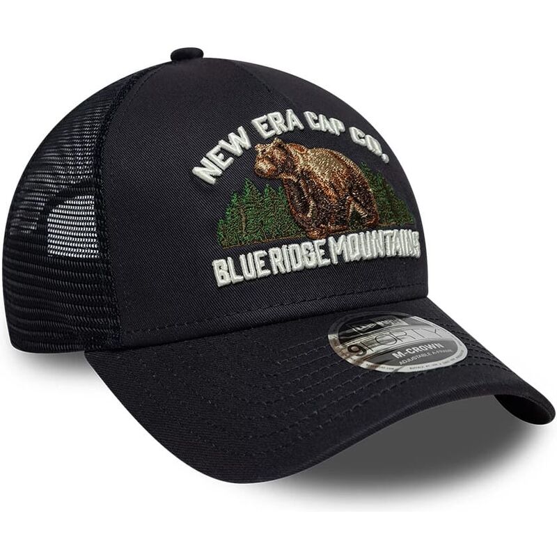 mutzen-gebogen-marineblau-snapback-9forty-m-crown-a-frame-graphic-der-blue-ridge-mountains-von-new-era mutzen-gebogen-marineblau-snapback-9forty-m-crown-a-frame-graphic-der-blue-ridge-mountains-von-new-era