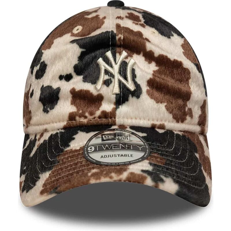 mutzen-gebogen-braun-verstellbares-band-9twenty-animal-print-der-new-york-yankees-mlb-von-new-era mutzen-gebogen-braun-verstellbares-band-9twenty-animal-print-der-new-york-yankees-mlb-von-new-era