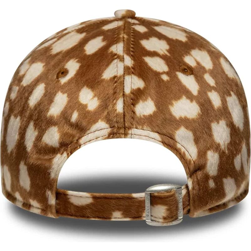 mutzen-gebogen-braun-verstellbares-band-9twenty-animal-print-der-los-angeles-dodgers-mlb-von-new-era