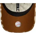 mutzen-gebogen-braun-verstellbares-band-9twenty-animal-print-der-los-angeles-dodgers-mlb-von-new-era