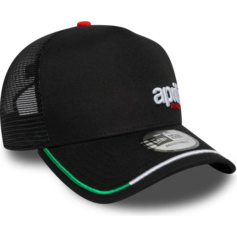 casquette-trucker-noire-e-frame-flawless-aprilia-piaggio-new-era