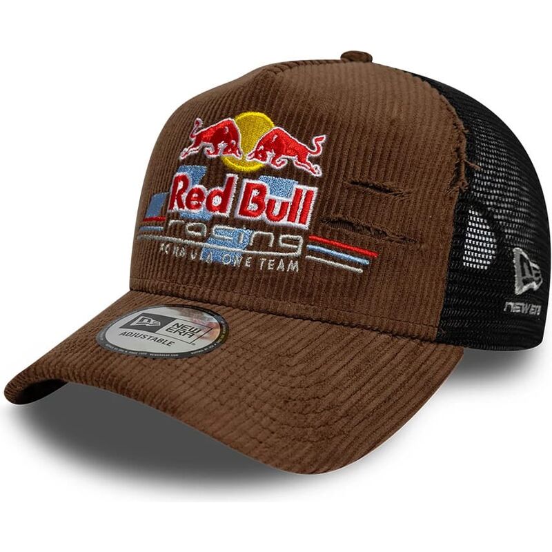 mutzen-gebogen-braun-snapback-a-frame-distressed-cord-der-red-bull-racing-formula-1-von-new-era mutzen-gebogen-braun-snapback-a-frame-distressed-cord-der-red-bull-racing-formula-1-von-new-era